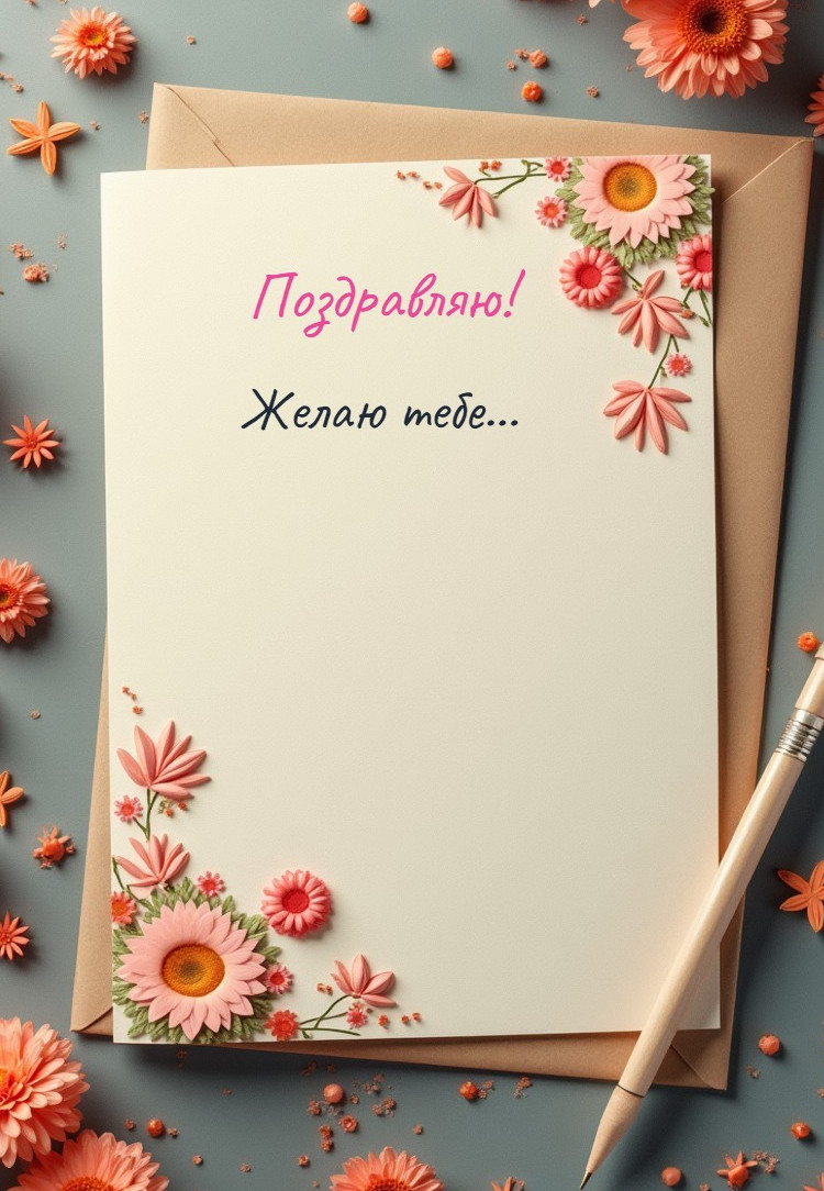 Поздравительная открытка